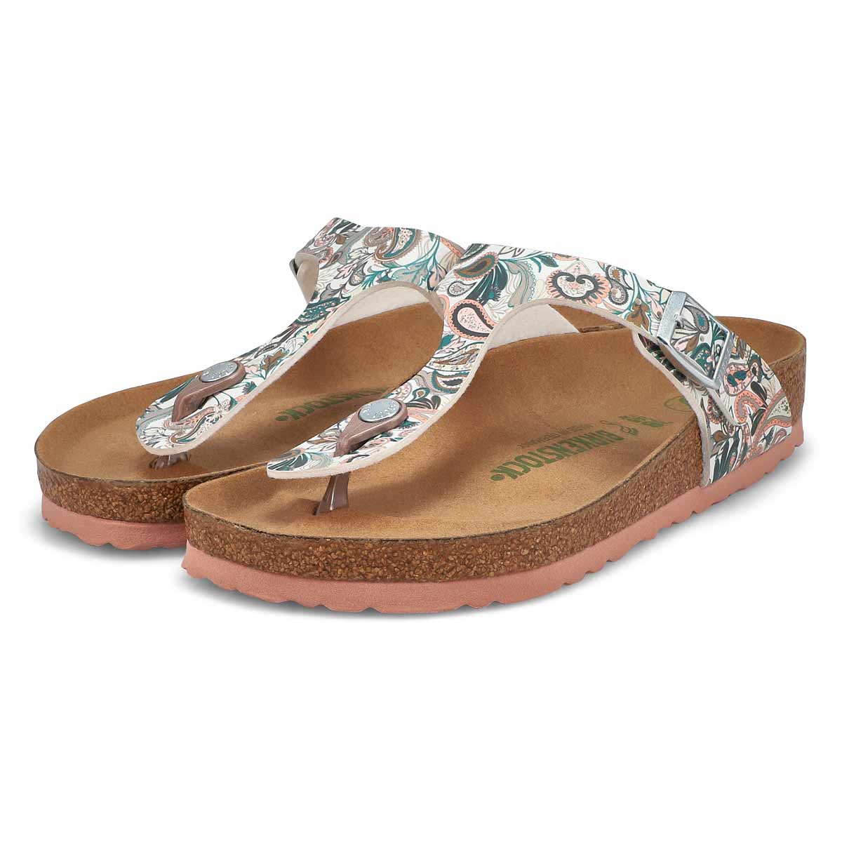 Women's Gizeh Vegan Birko-Flor Thong Sandal - Paisley