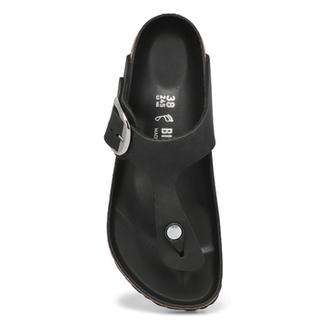 Women's Gizeh Big Buckle Thong Sandal - Black