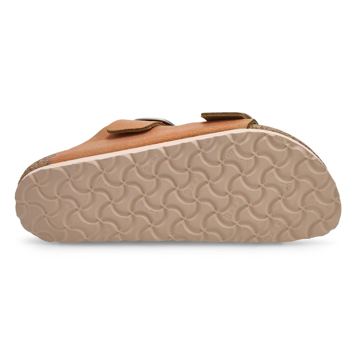 Women's  Arizona Big Buckle 2 Strap Narrow Sandal -  Washed Metallic Coral