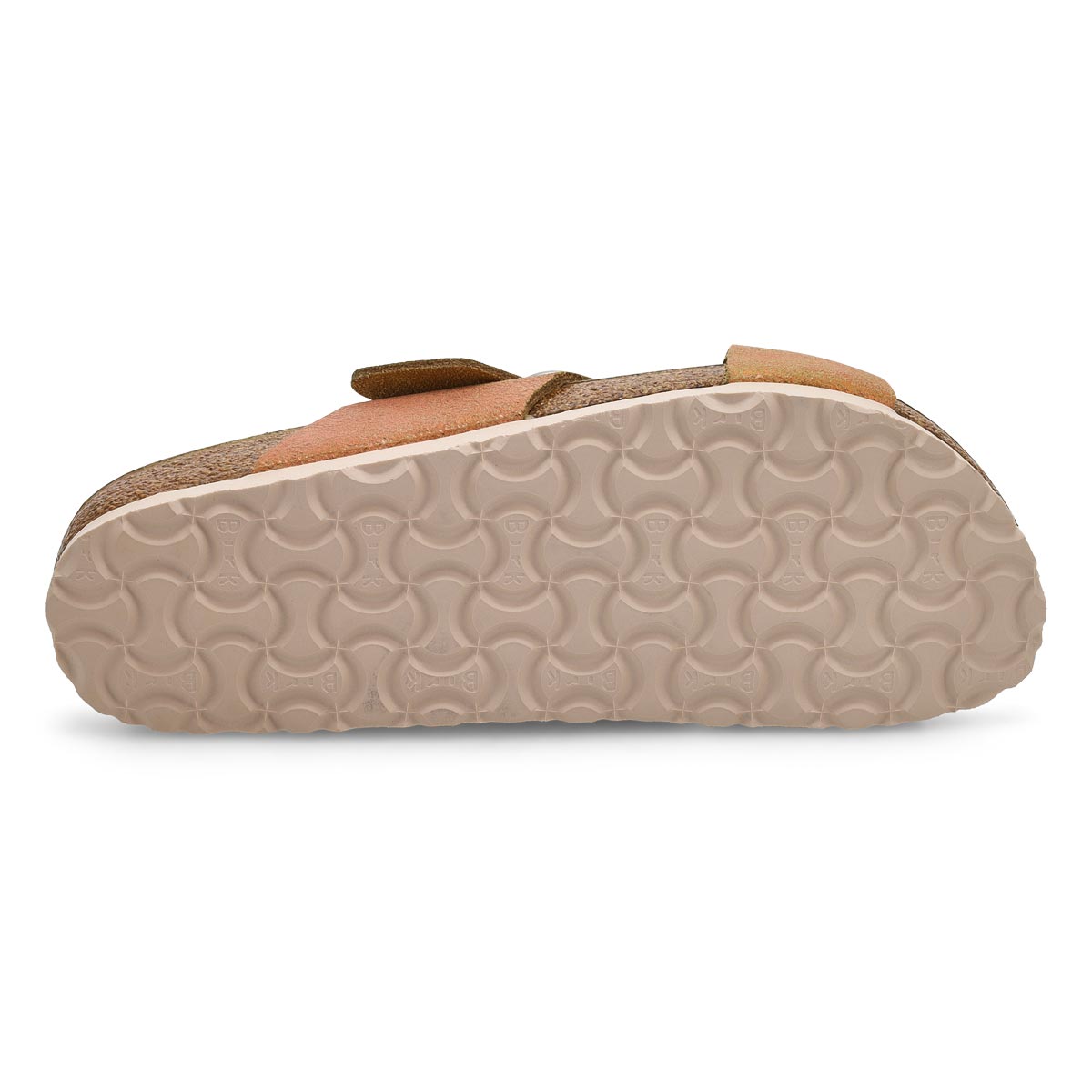 Women's Siena Big Buckle Cross Strap Narrow Sandal - Washed Metallic Coral
