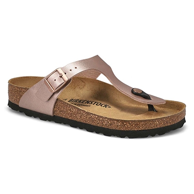 Tongs Gizeh BF, cuivre métallisé, femme