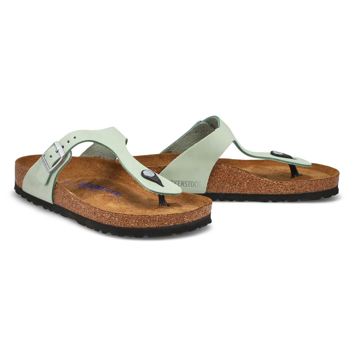 Women's Gizeh Soft Footbed Thong Sandal - Matcha