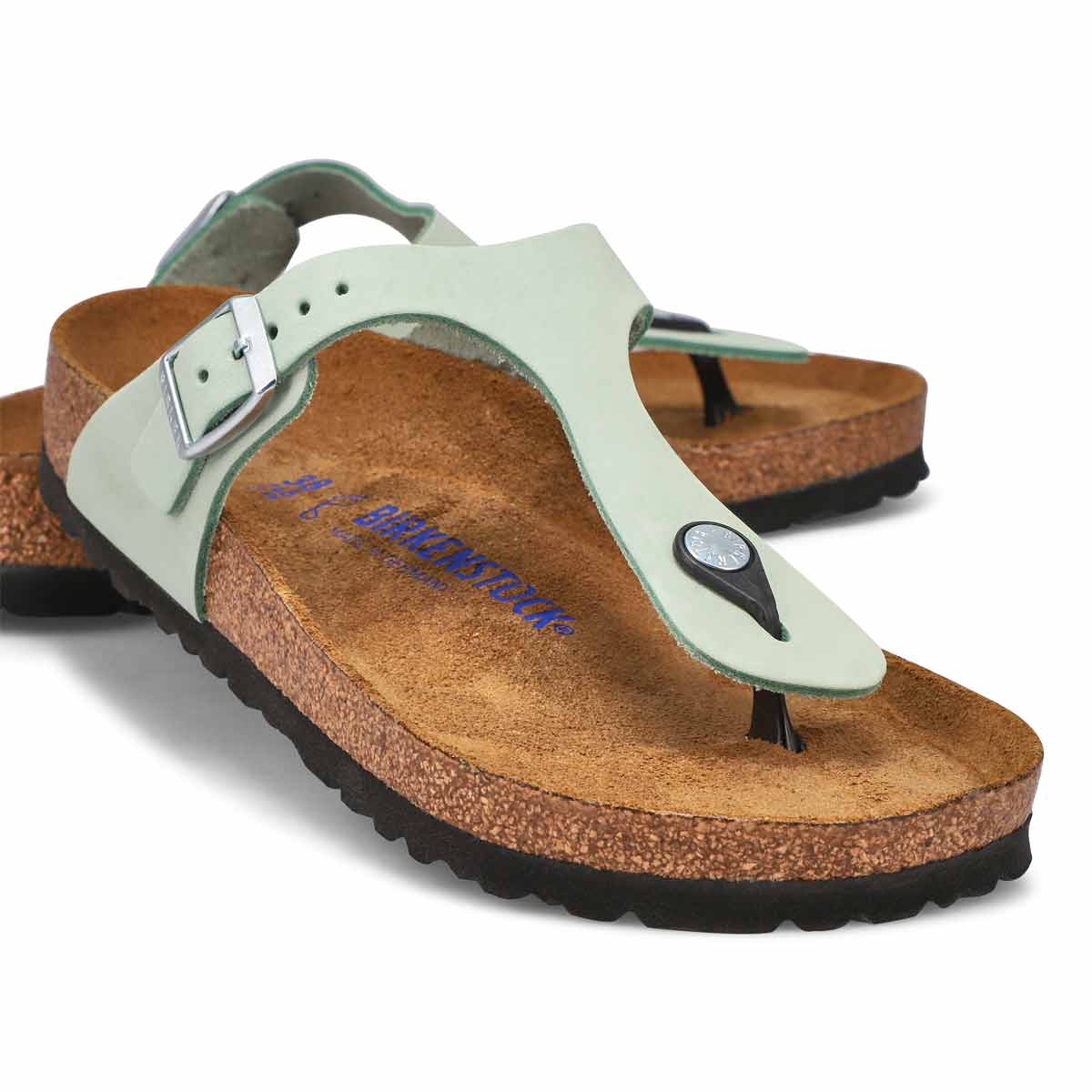 Women's Gizeh Soft Footbed Thong Sandal - Matcha