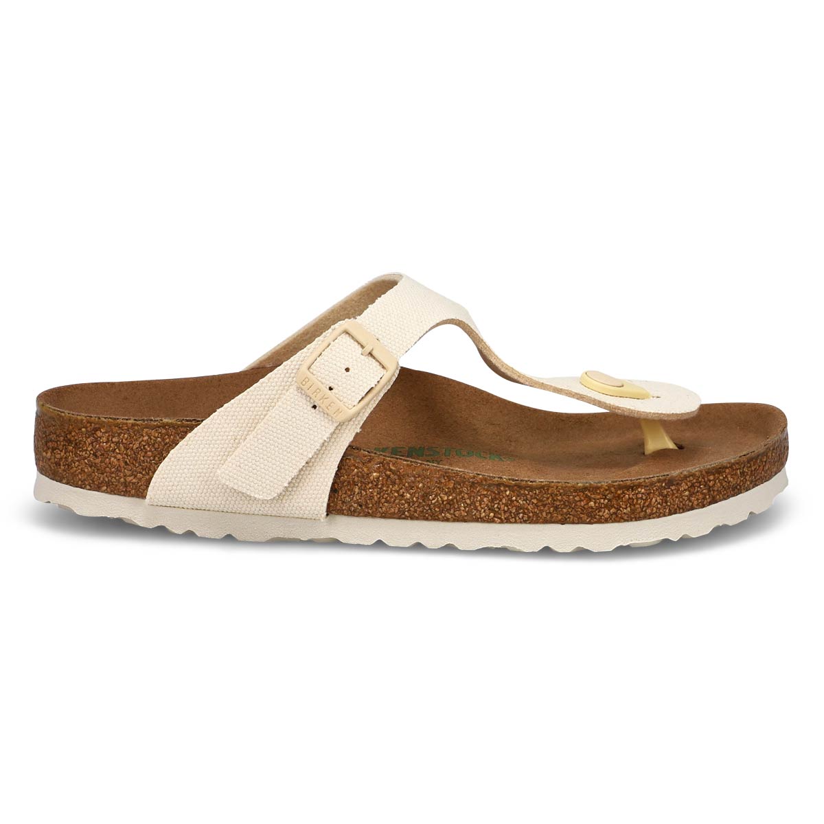 Women's  Gizeh Vegan Birko-Flor Thong Sandal - Eggshell