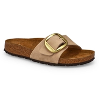 Sandales étroites à grosse boucle MADRID BIG BUCKLE, château de sable, femmes