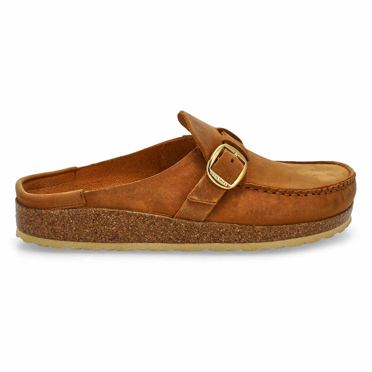 Women's Buckley Oiled Leather Cork Footbed Narrow Clog - Cogac