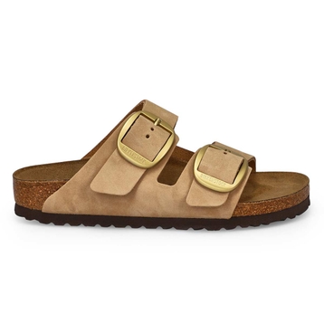 Women's  Arizona Big Buckle Leather 2 Strap Narrow