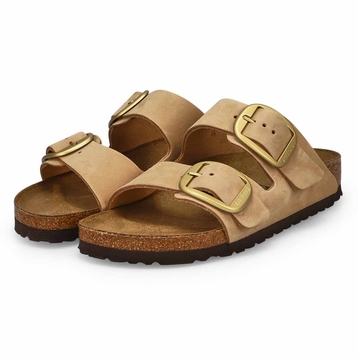 Women's  Arizona Big Buckle Leather 2 Strap Narrow