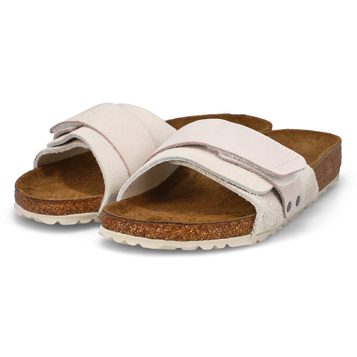 Women's  Oita Cork Footbed Narrow Sandal- Antique White