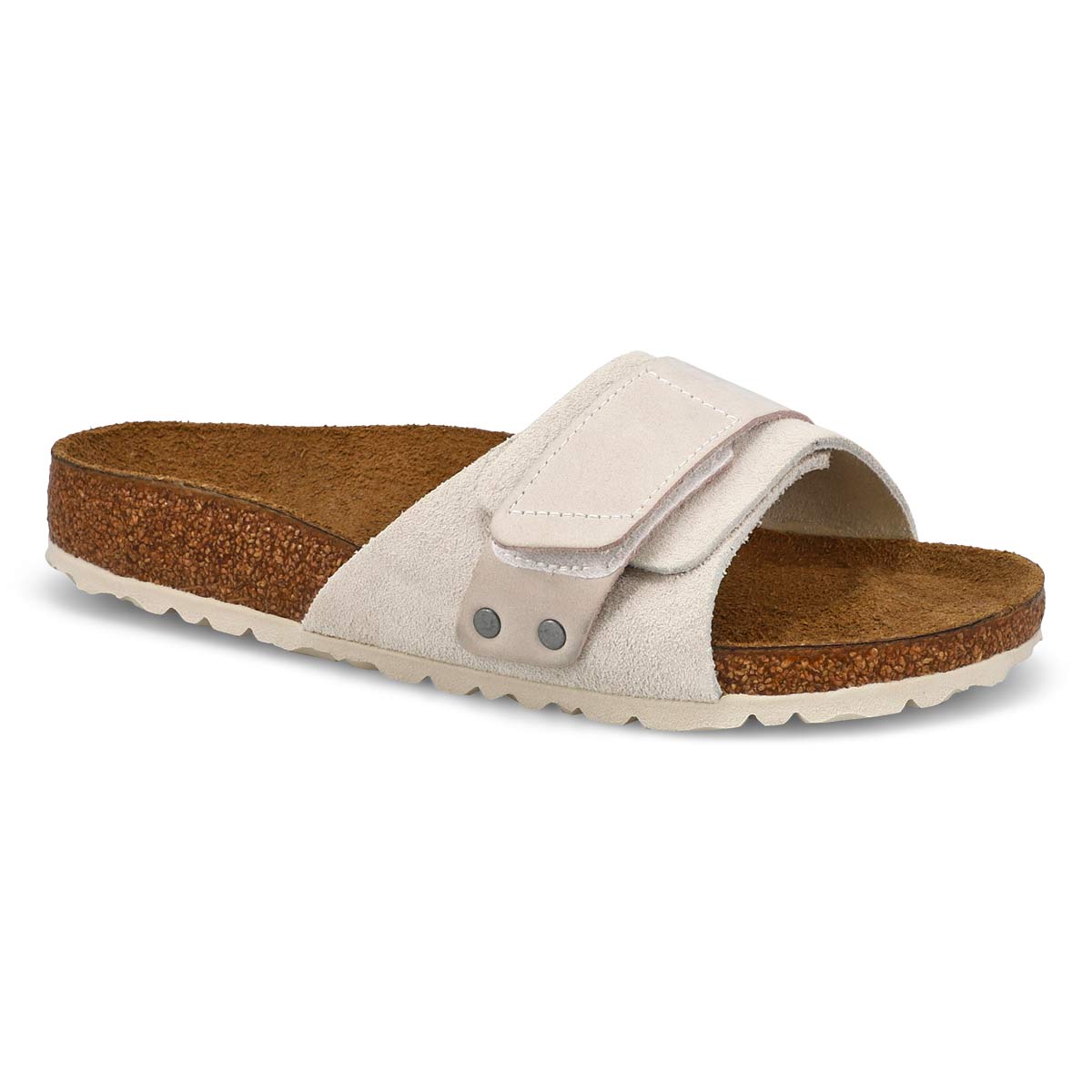 Women's  Oita Cork Footbed Narrow Sandal- Antique White