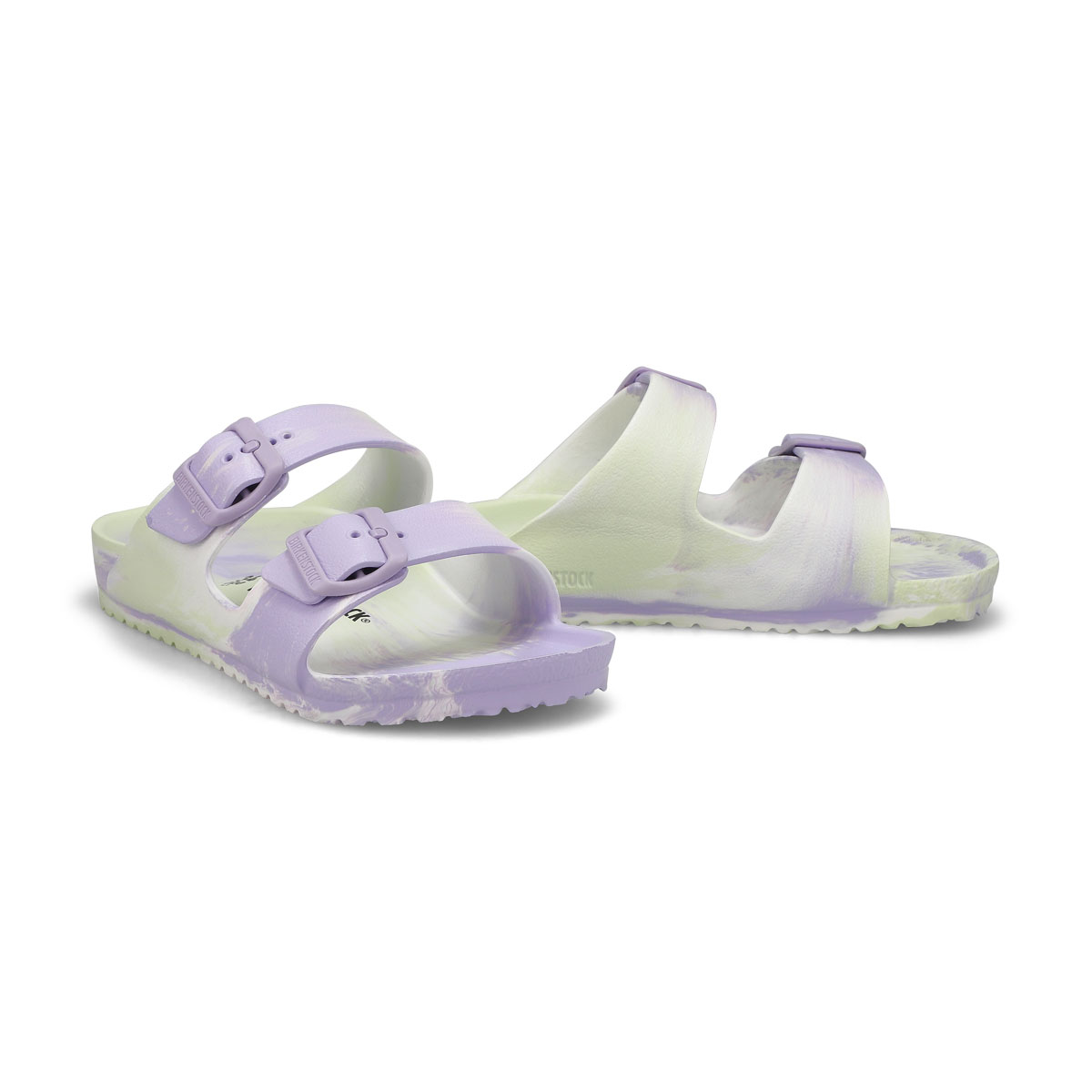 Girls' Arizona EVA Narrow Sandal - Purple/Lime