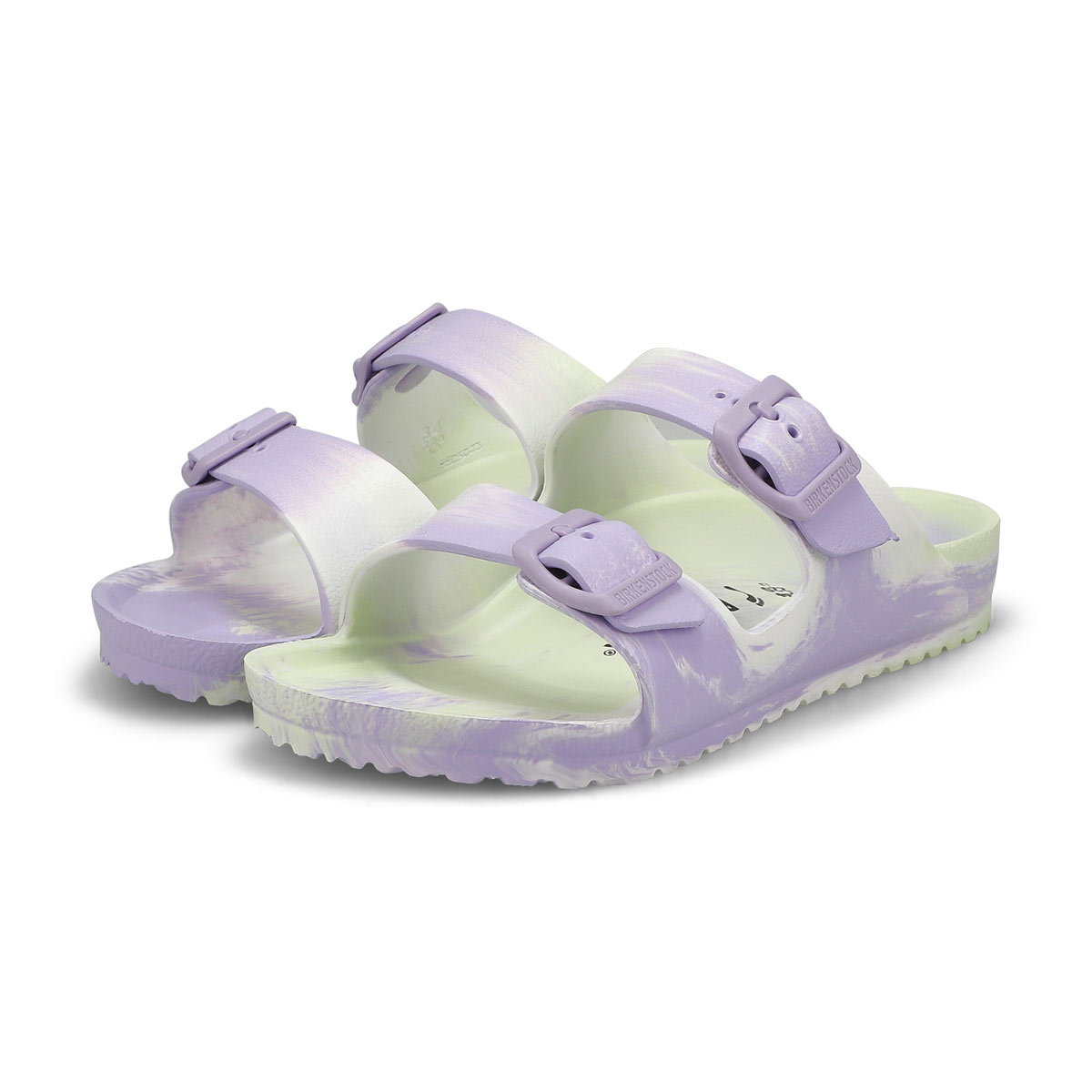 Girls' Arizona EVA Narrow Sandal - Purple/Lime