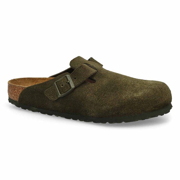 Men's Boston Suede Clog - Thyme
