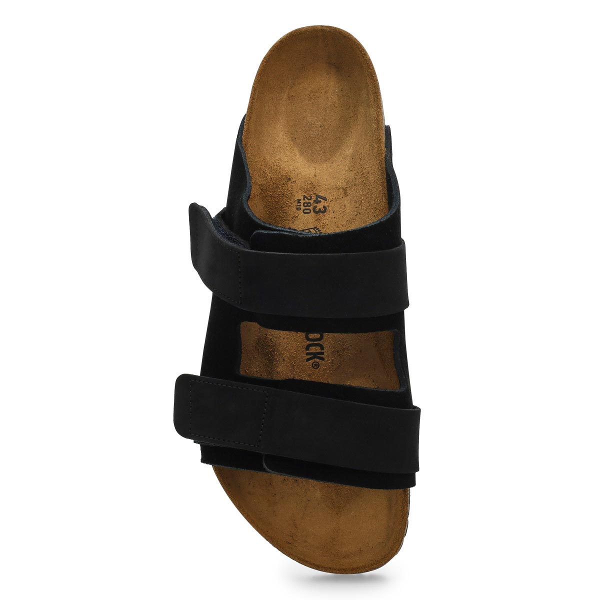 Men's Uji 2 Strap Soft Footbed Sandal - Black