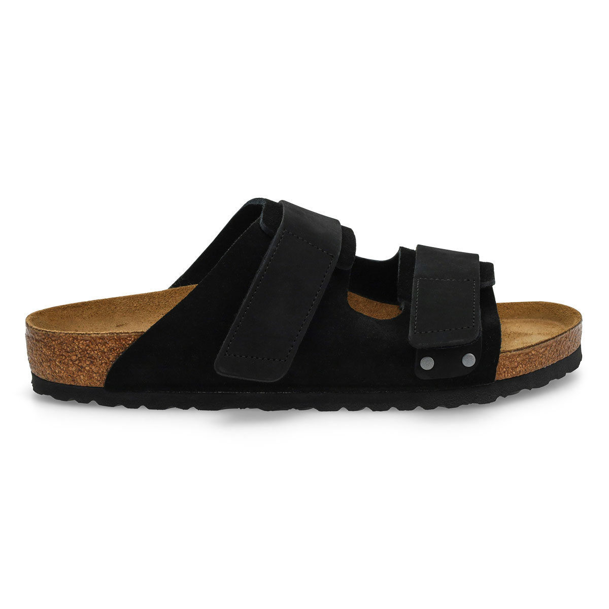 Men's Uji 2 Strap Soft Footbed Sandal - Black
