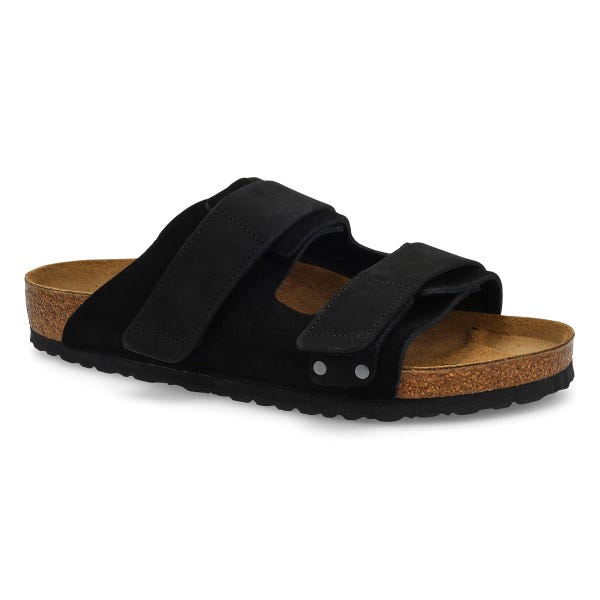 Men's Uji 2 Strap Soft Footbed Sandal - Black