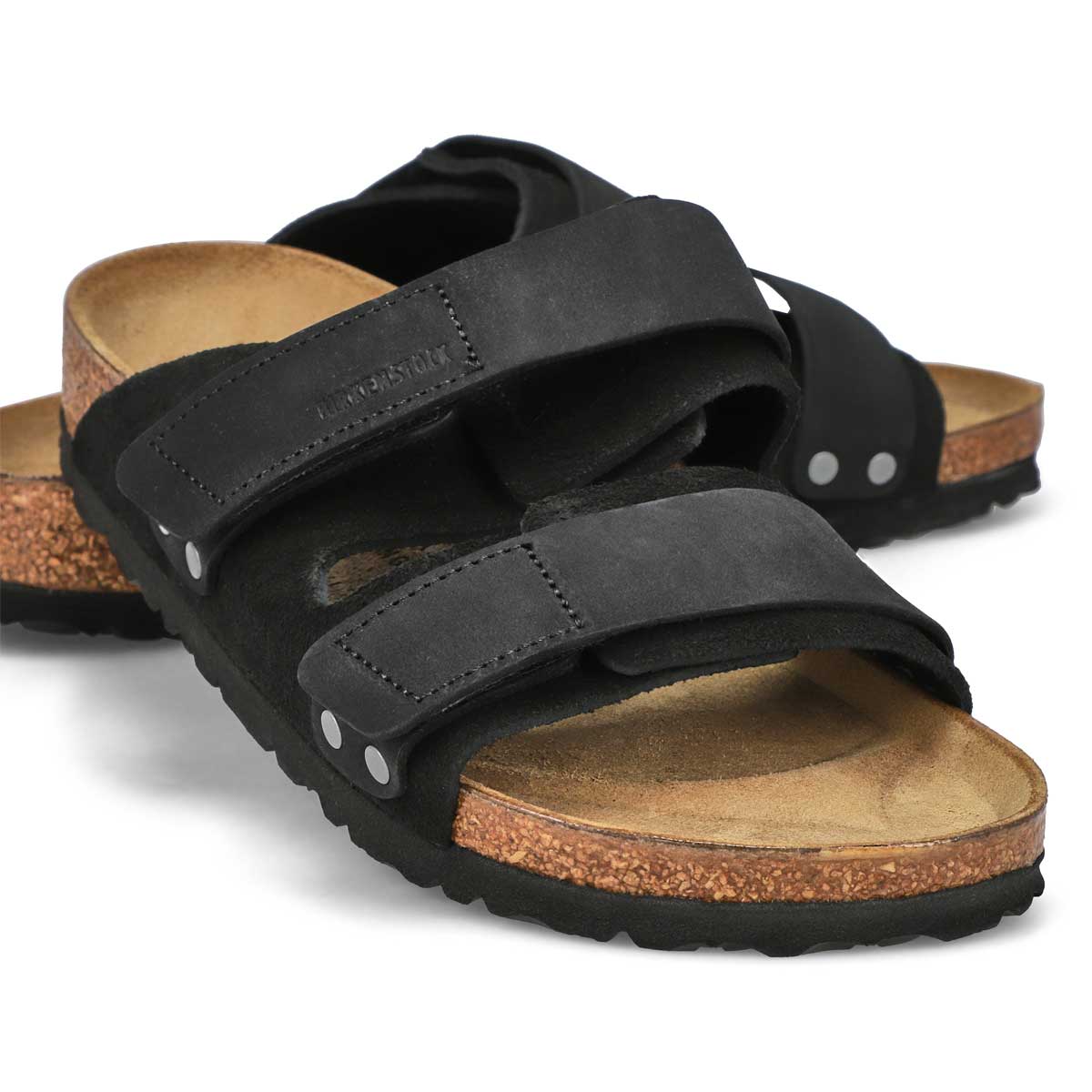 Women's Uji 2 Strap Soft Footbed Narrow Sandal - Black
