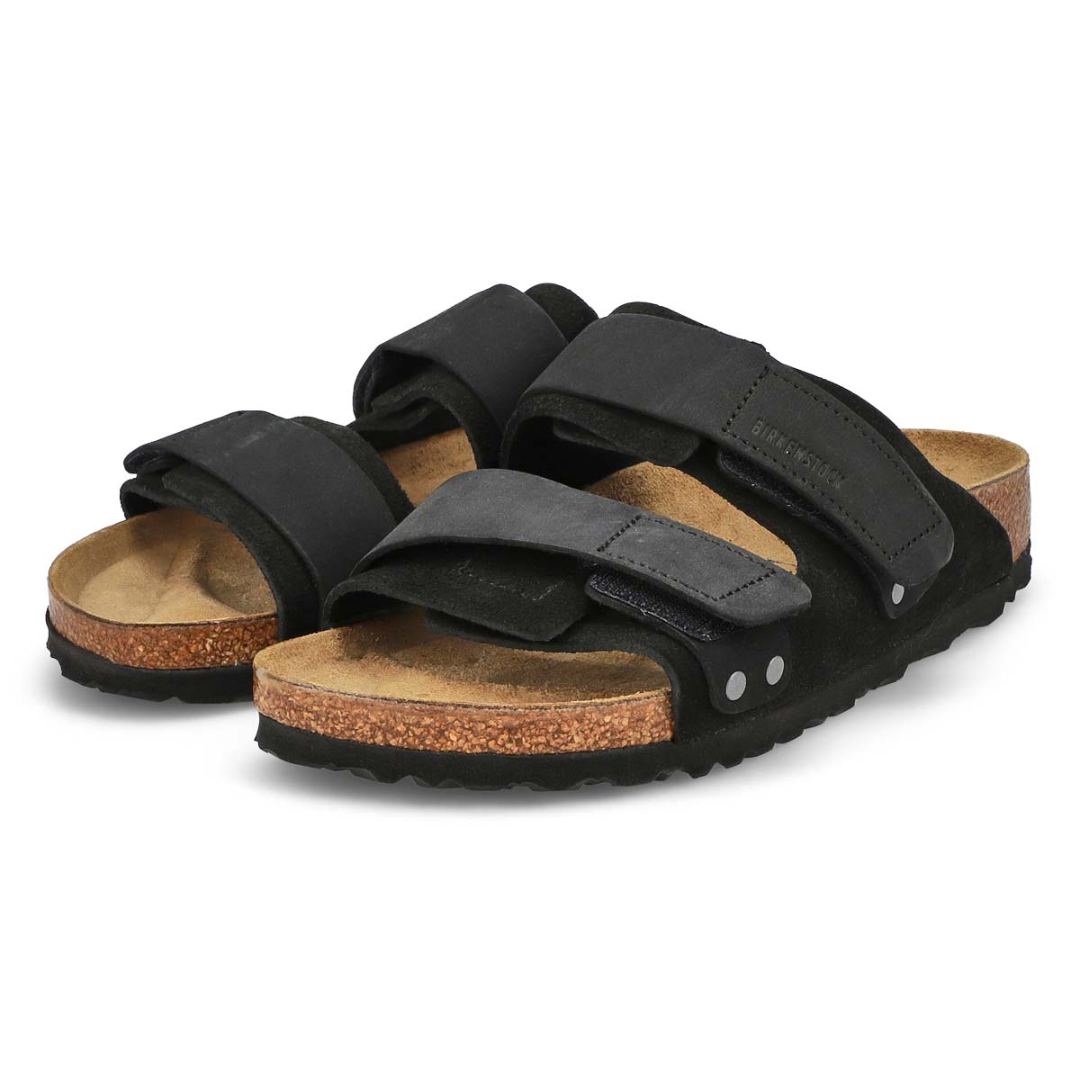 Women's Uji 2 Strap Soft Footbed Narrow Sandal - Black