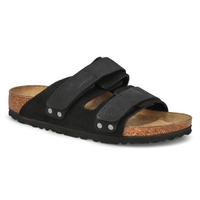 Women's Uji 2 Strap Soft Footbed Narrow Sandal - Black