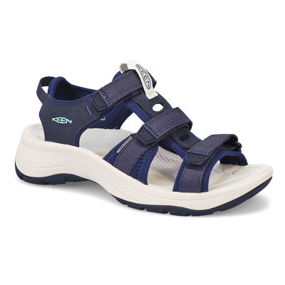 Lds Astoria West Open Toe Sndl-Blue/Iris