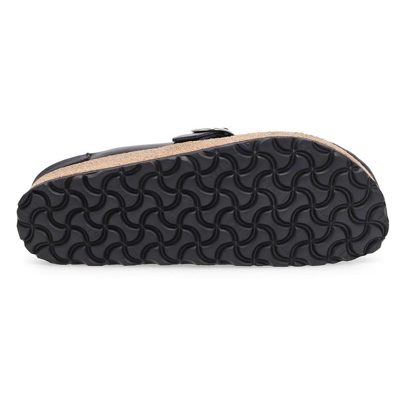 Women's Buckley Oiled Leather Cork Footbed Narrow Clog - Black
