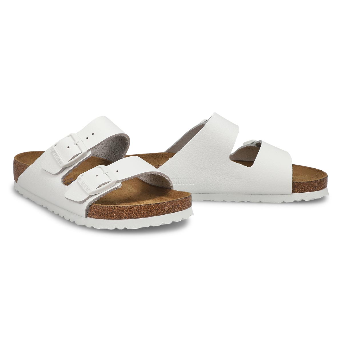 Women's Arizona Soft Footbed 2-Strap Sandal- Antique White