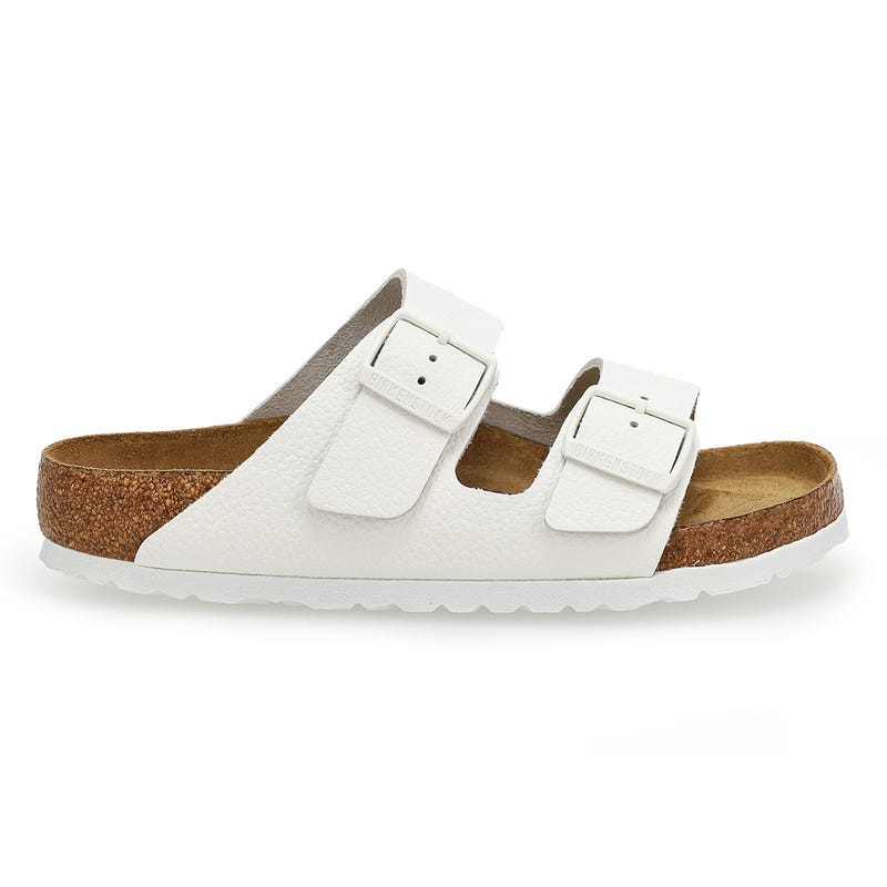Sandale à 2 brides à lit de pied souple ARIZONA SF, blanc antique, femmes