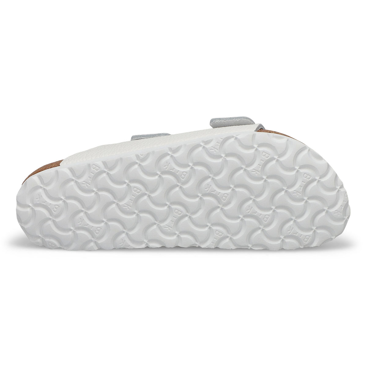 Sandale étroite à assise plantaire souple ARIZONA SOFT FOOTBED, blanc, femmes