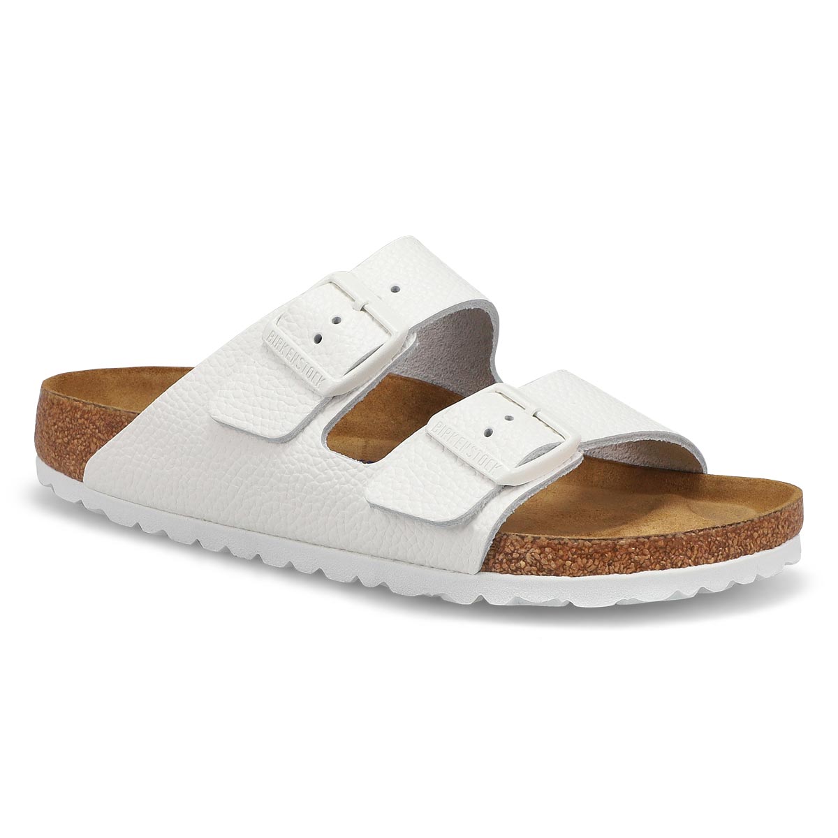 Sandale étroite à assise plantaire souple ARIZONA SOFT FOOTBED, blanc, femmes