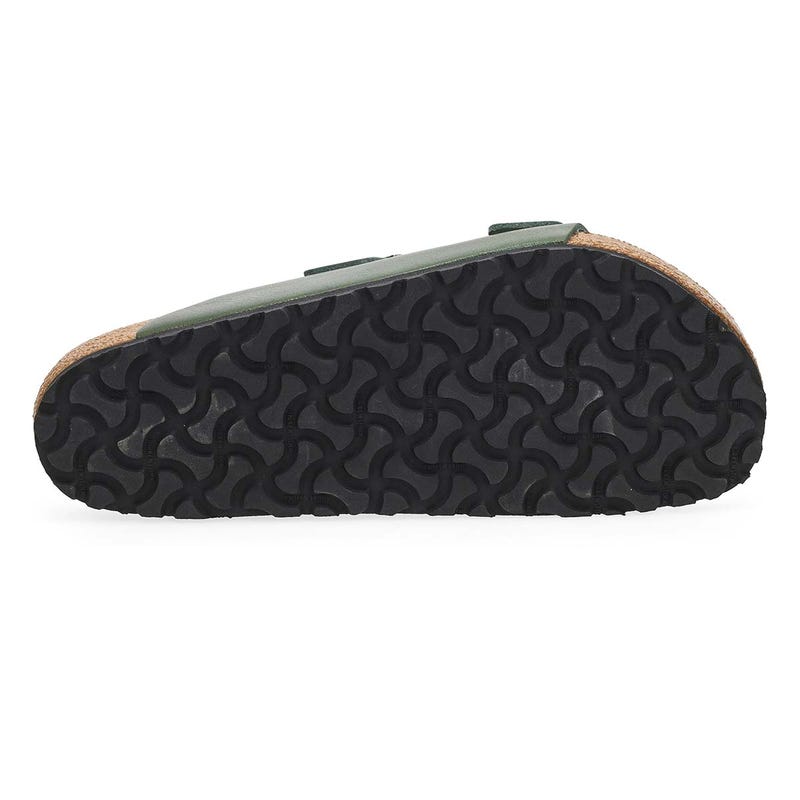 Sandale à 2 brides en cuir ARIZONA, thym vintage, hommes