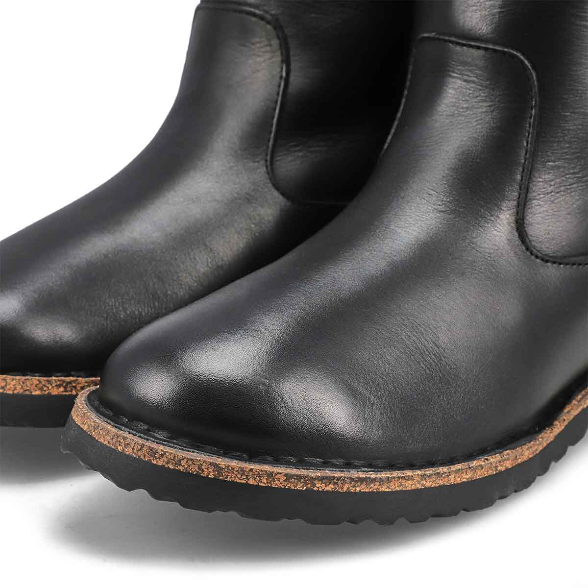 Women's Uppsala Leather Shearling Boot - Black