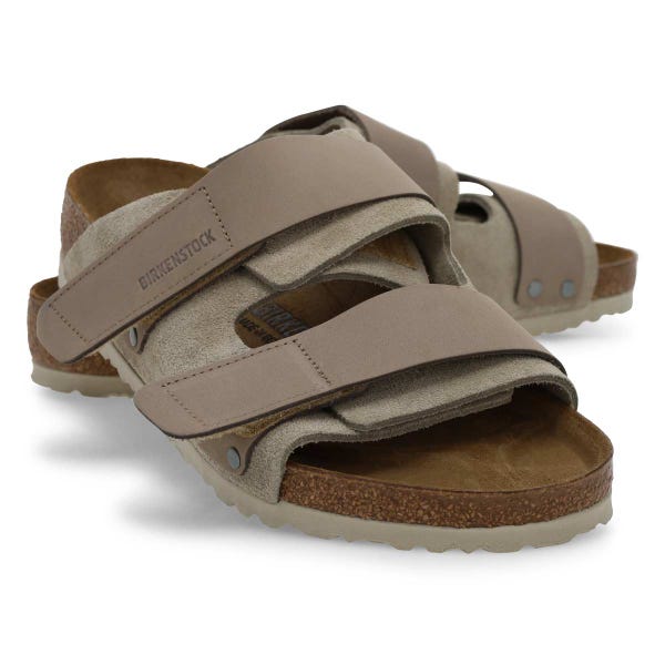 Men's Uji 2 Strap Soft Footbed Sandal - Taupe