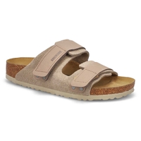 Women's Uji 2 Strap Soft Footbed Narrow Sandal - Taupe