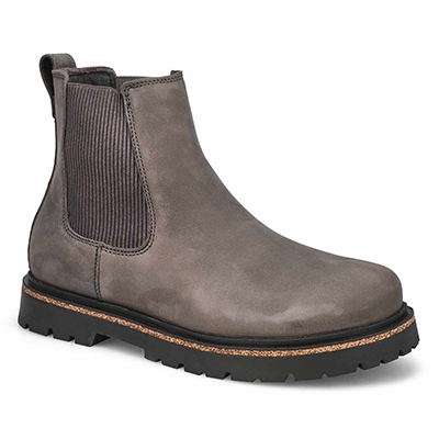 Botte Chelsea Highwood, nubuck graphite, femmes