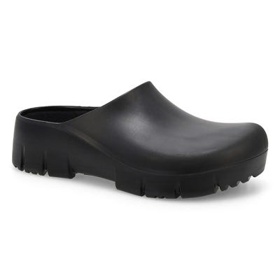 Lds Super Birki 2.0 PU Slip-Resistant Casual Clog - Black