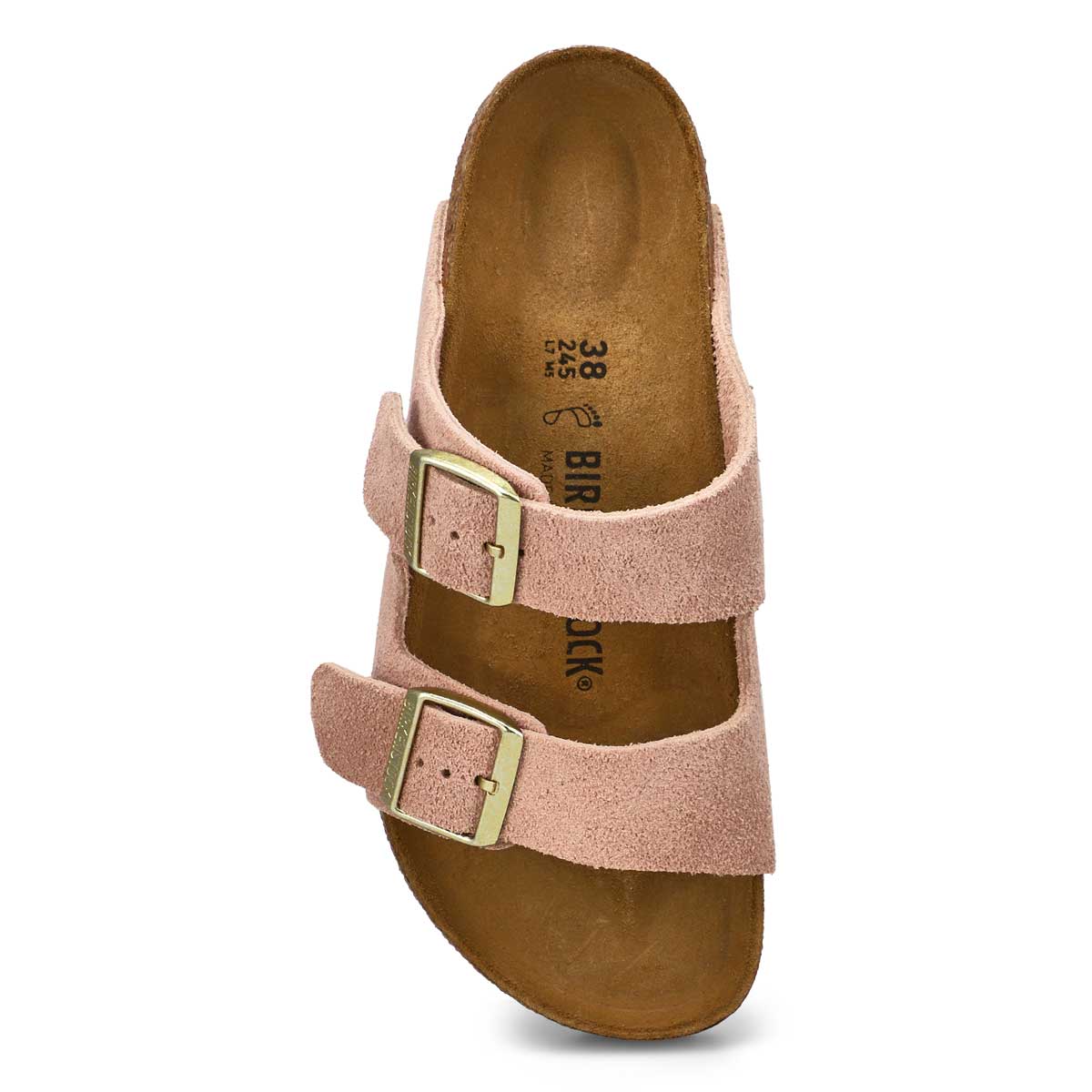 Women's  Arizona 2 Strap Cork Footbed Sandal - Light Rose