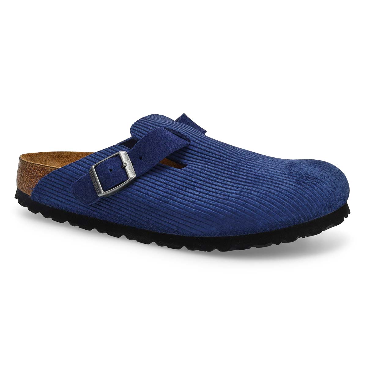 Women's  Boston Corduroy Suede Narrow Clog - Indigo