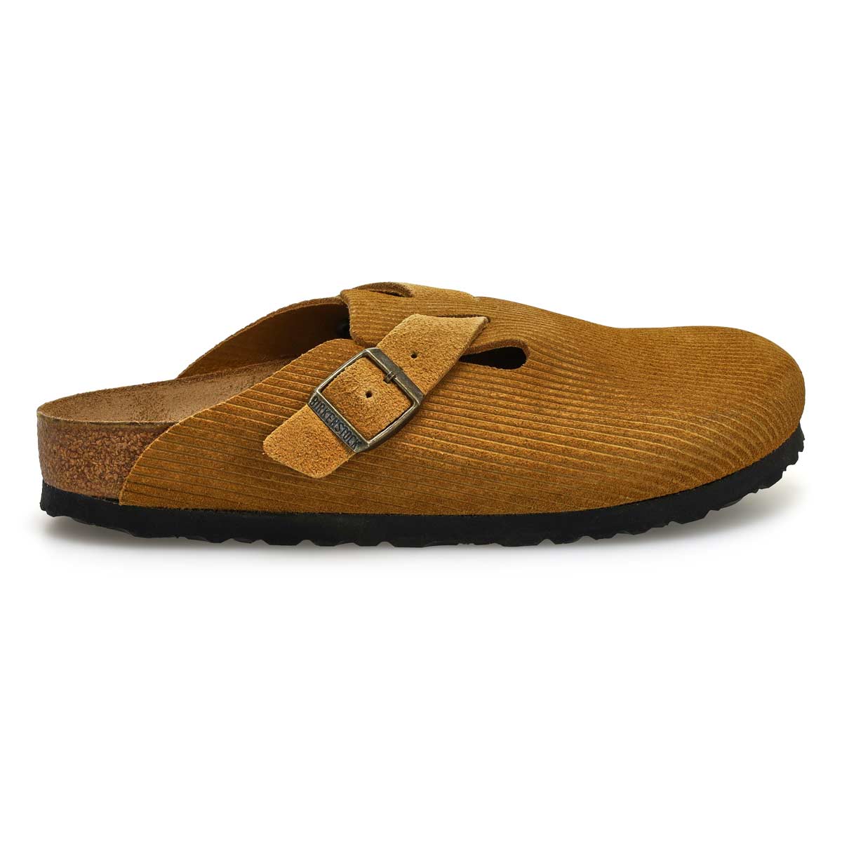 Women's Boston Corduroy Suede Narrow Clog - Cork Brown