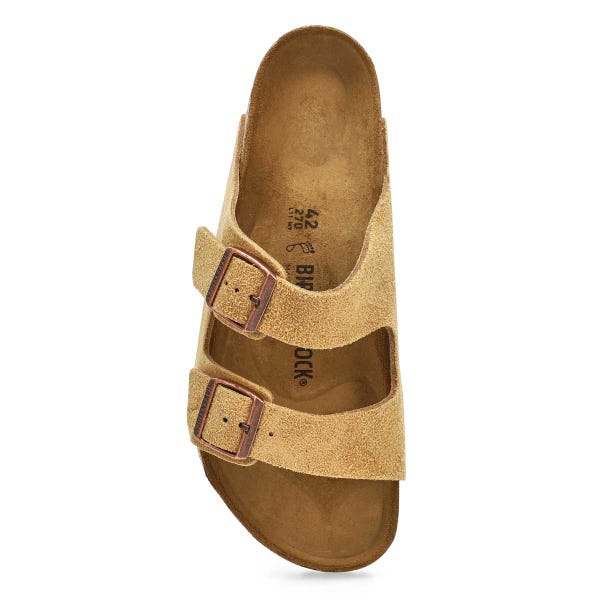 Men's Arizona 2 Strap Cork Footbed Sandal - Latte Cream