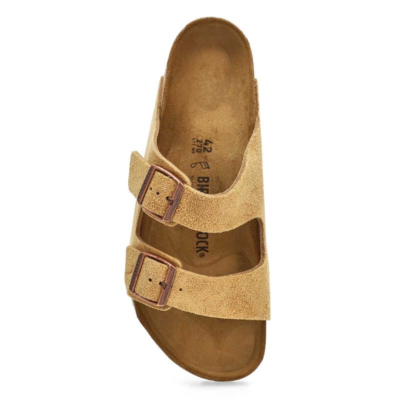 Men's Arizona 2 Strap Cork Footbed Sandal - Latte Cream
