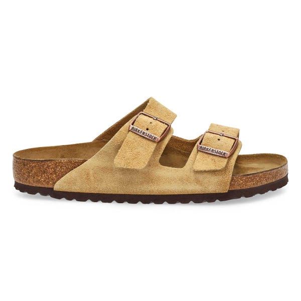 Men's Arizona 2 Strap Cork Footbed Sandal - Latte Cream