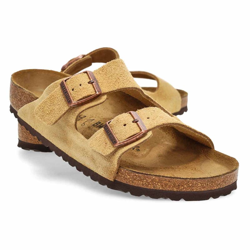 Men's Arizona 2 Strap Cork Footbed Sandal - Latte Cream