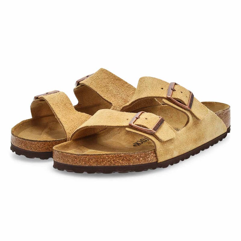 Men's Arizona 2 Strap Cork Footbed Sandal - Latte Cream