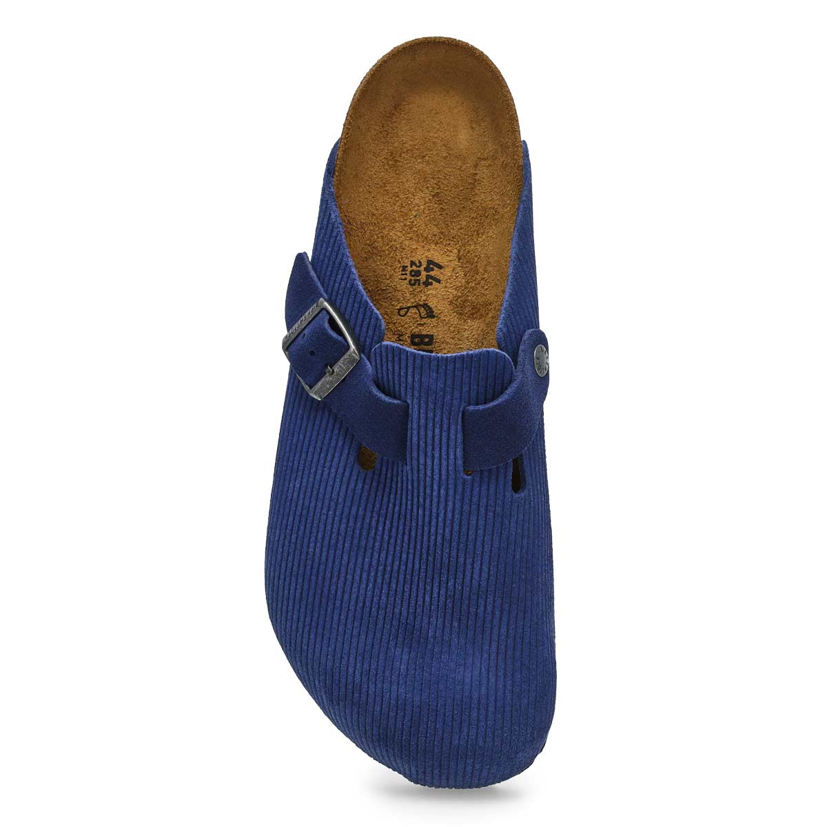 Sabot en suède côtelé BOSTON, indigo, femmes