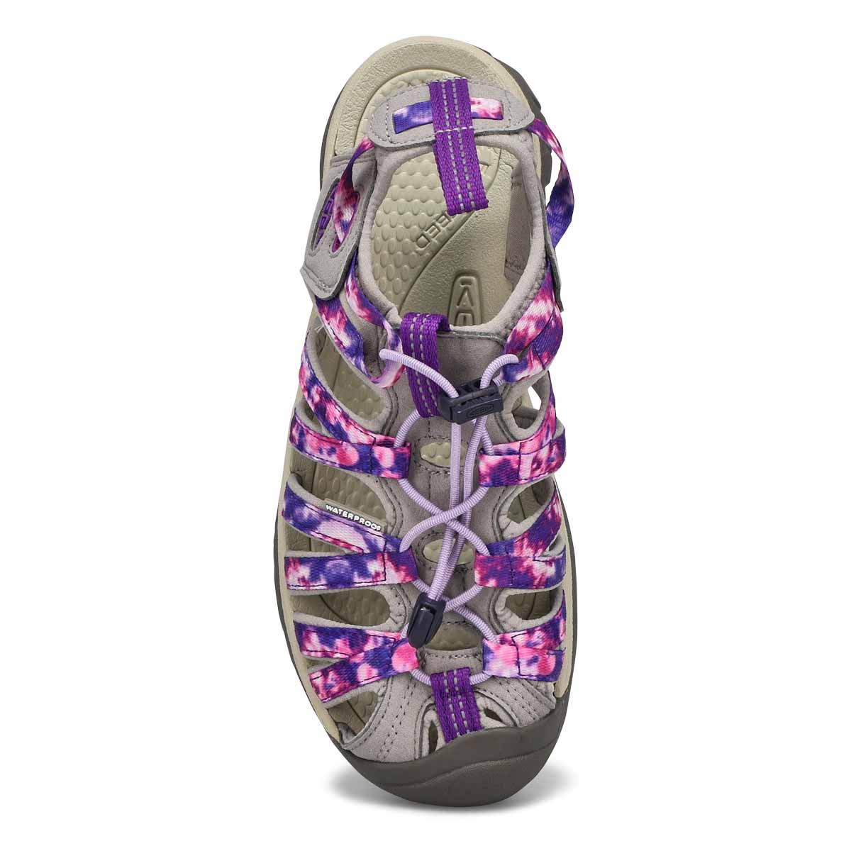 Sandale sport WHISPER, tie-dye/vapeur, femmes