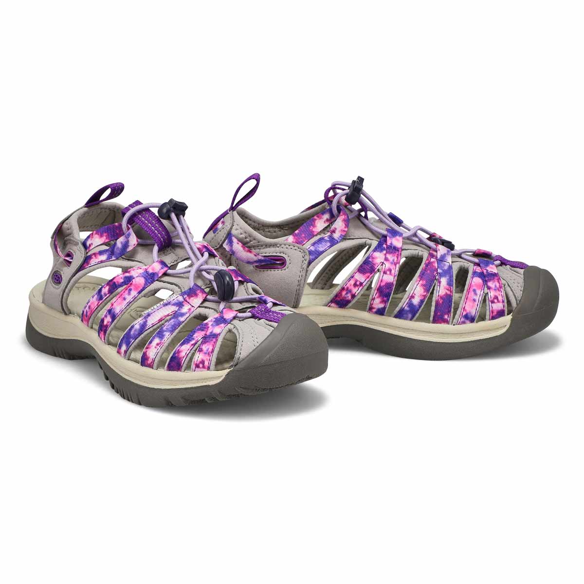 Sandale sport WHISPER, tie-dye/vapeur, femmes