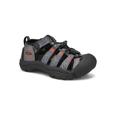 Infs-B Newport H2 Sandal - Steel Grey/Black