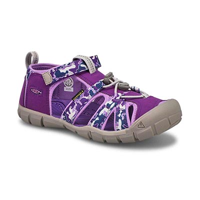 Grls Seacamp II CNX Sport Sandal - Camo/Purple