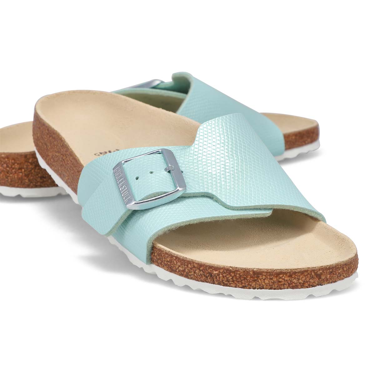 Women's Catalina Soft Footbed Narrow Sandal - Surf Green