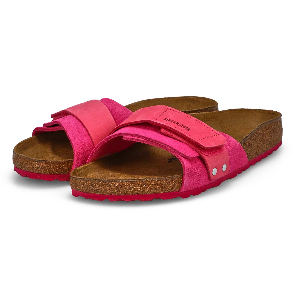 Sandales étroites à assise plantaire en liège OITA, tulipe fuchsia, femmes